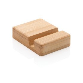 Soporte bambú teléfono