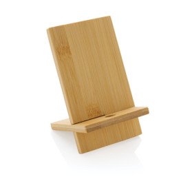 Soporte teléfono bambú