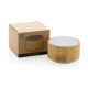 Altavoz inalámbrico 3W bambú y RCS