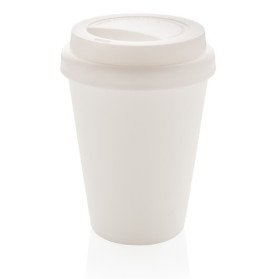 Taza café reutilizable doble pared