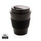 Taza café reutilizable tapa rosca