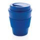 Taza café reutilizable tapa rosca