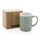 Taza cerámica borde blanco 300 ml.
