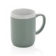 Taza cerámica borde blanco 300 ml.