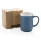Taza cerámica borde blanco 300 ml.