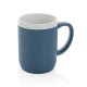 Taza cerámica borde blanco 300 ml.