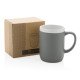 Taza cerámica borde blanco 300 ml.