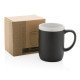 Taza cerámica borde blanco 300 ml.