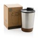 Taza café corcho y acero inoxidable GRS