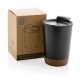 Taza café corcho y acero inoxidable GRS