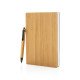 Juego libreta y bolígrafo A5 Bamboo