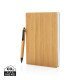 Juego libreta y bolígrafo A5 Bamboo