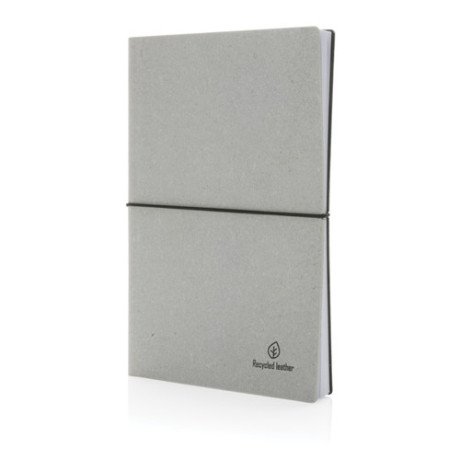 Libreta A5 cuero reciclado GRS