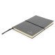 Libreta A5 cuero reciclado GRS