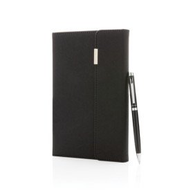 Set libreta y bolígrafo Swiss Peak deluxe A5