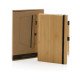 Set cuaderno y lápiz infinito bambú