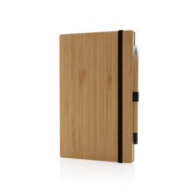 Set cuaderno y lápiz infinito bambú