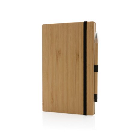 Set cuaderno y lápiz infinito bambú