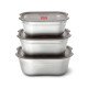 Tupper comida Black+Blum 3 piezas