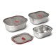 Tupper comida Black+Blum 3 piezas