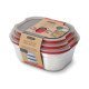 Tupper comida Black+Blum 3 piezas