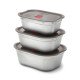 Tupper comida Black+Blum 3 piezas