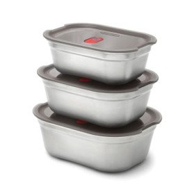 Tupper comida Black+Blum 3 piezas