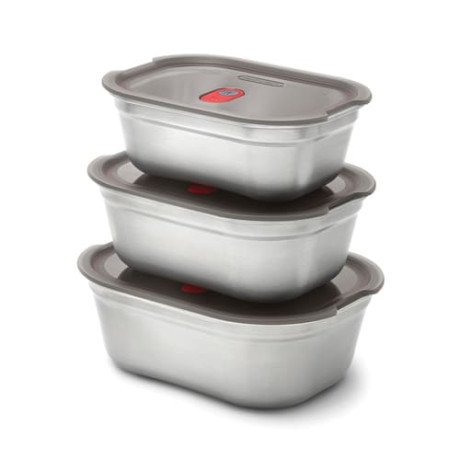 Tupper comida Black+Blum 3 piezas