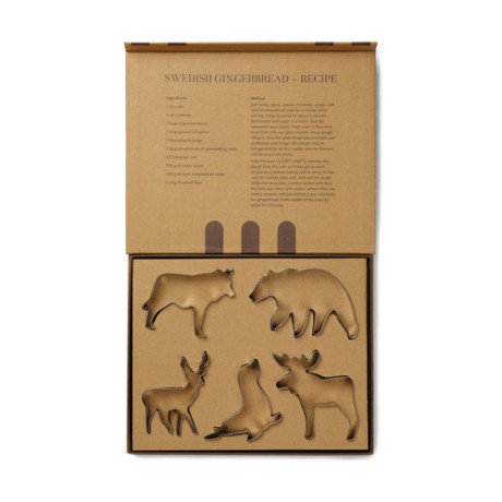 Set 5 cortadores galletas Vinga Nordic