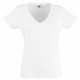 Camiseta Fruit of the Loom cuello de pico mujer