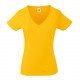 Camiseta Fruit of the Loom cuello de pico mujer