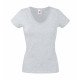 Camiseta Fruit of the Loom cuello de pico mujer