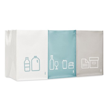 Set 3 bolsas reciclaje RPET Three Bin