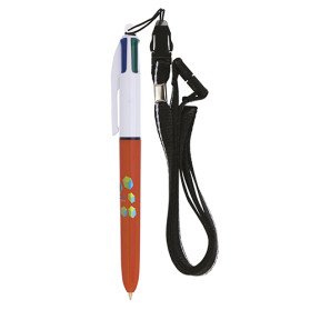 Bolígrafo BIC 4 Colours Fine + Lanyard