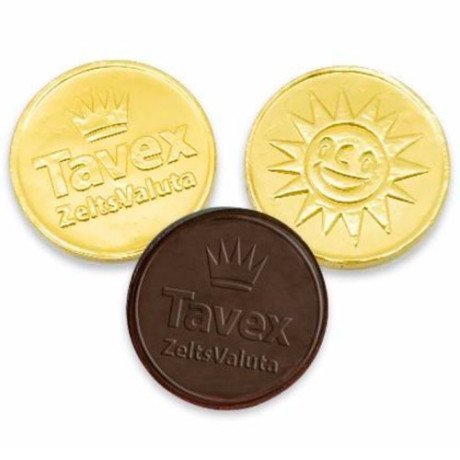 Monedas de chocolate