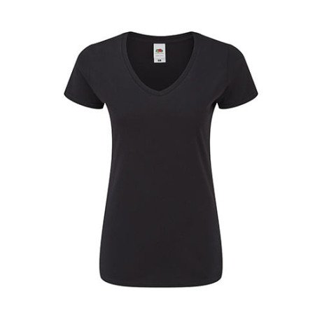 Camiseta Mujer Fruit of the Loom Iconic V-Neck