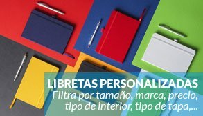 Libretas , cuadernos y blocs de notas personalizados